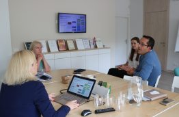 KTU MGMF svečiavosi Nyderlandų IT gigantės “Centric” padalinio Lietuvoje atstovai: aptartos bendradarbiavimo galimybės