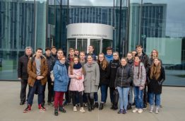 KTU MGMF studentai aplankė Vilniaus Saulėtekio slėnį bei  Vilniuje esančias įmones